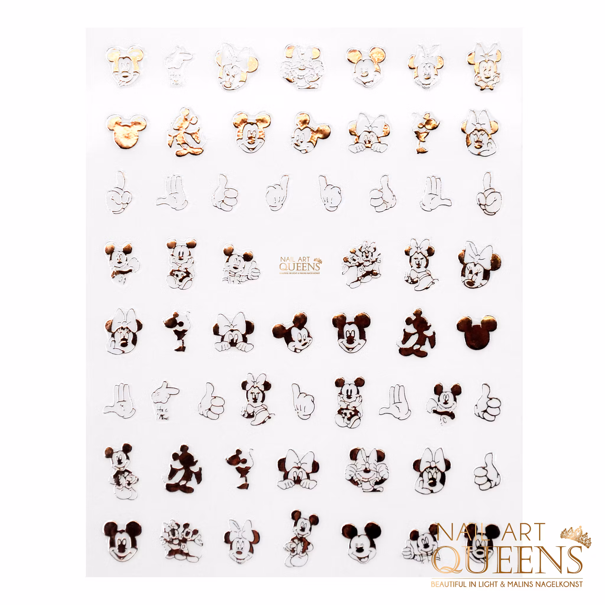 Stickers Mickey Mouse rose gold