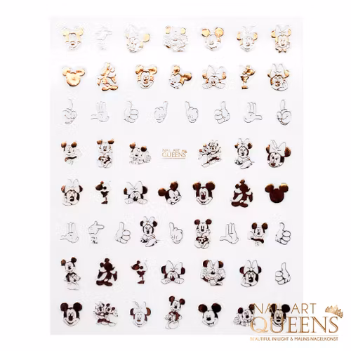 Stickers Mickey Mouse rose gold