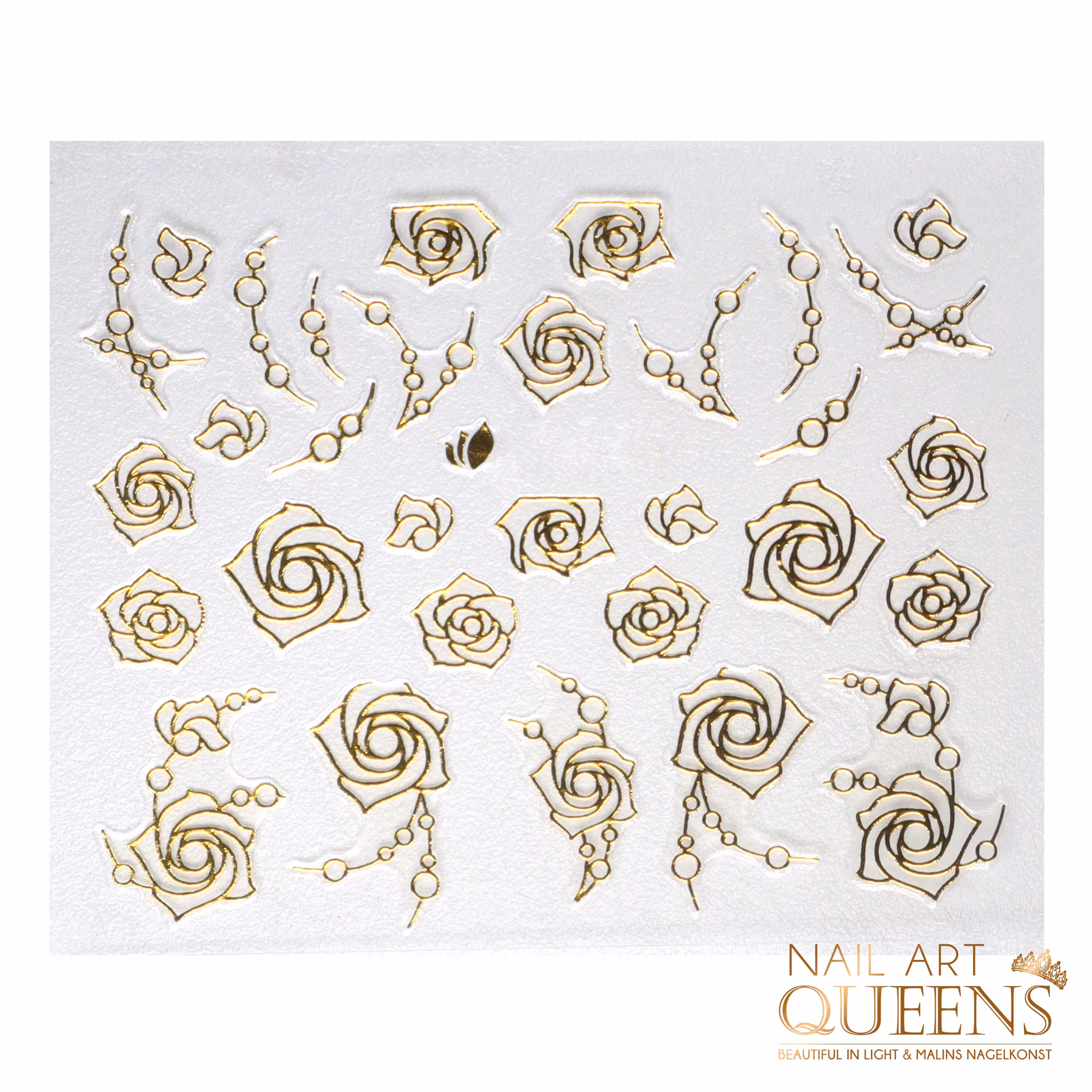 Stickers Gold Roses