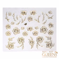 Stickers Gold Roses