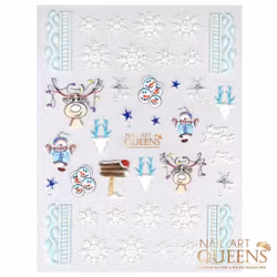 Stickers Christmas Snowman Sweater Reindeer
