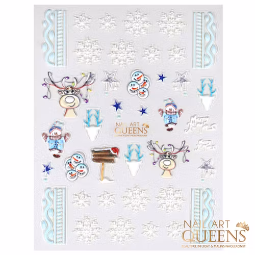 Stickers Christmas Snowman Sweater Reindeer
