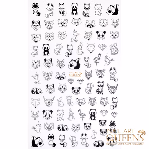 Stickers Geometrical Animals