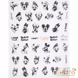 Stickers Mickey Mouse & Friends Silver
