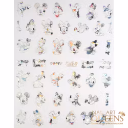 Stickers Mickey Mouse & Friends Silver Holo