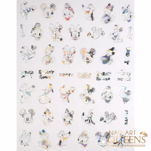 Stickers Mickey Mouse & Friends Silver Holo
