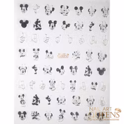 Stickers Mickey Mouse Silver