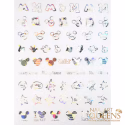 Stickers Mickey Mouse Silver Holo