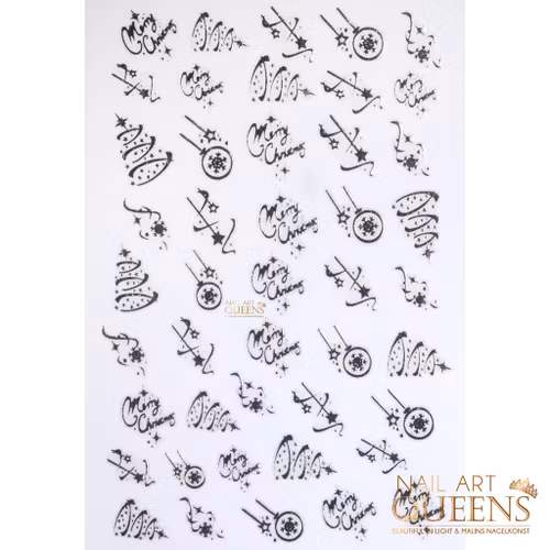 Stickers Christmas Silver