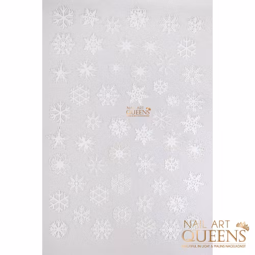 Stickers White Christmas Snowflakes