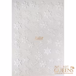 Stickers White Christmas Snowflakes