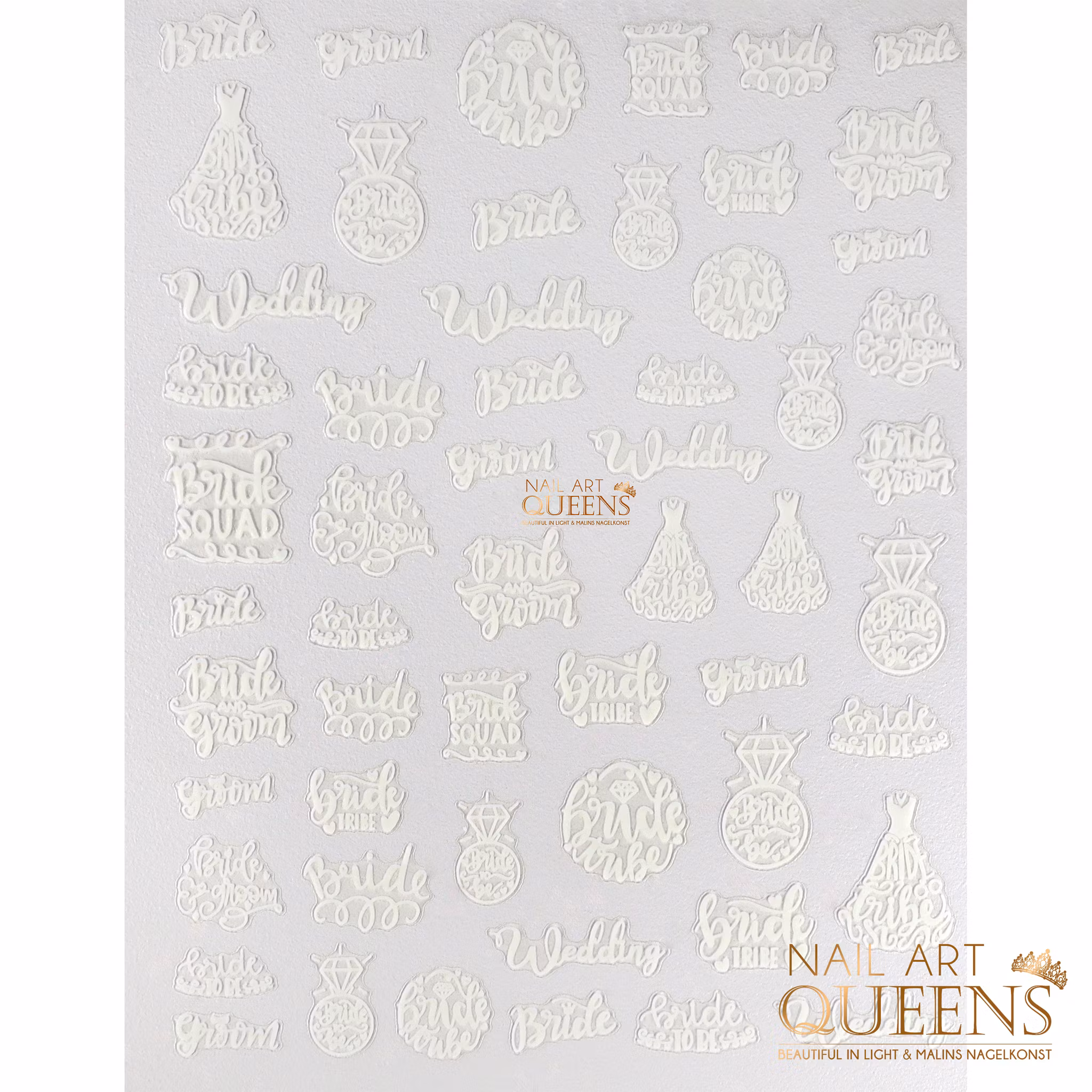 Stickers White Wedding Glow in the dark
