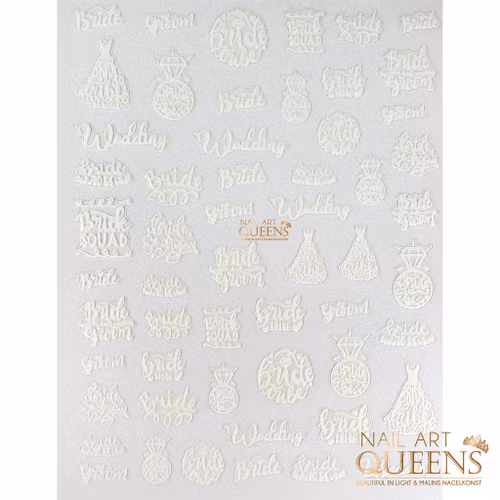 Stickers White Wedding Glow in the dark