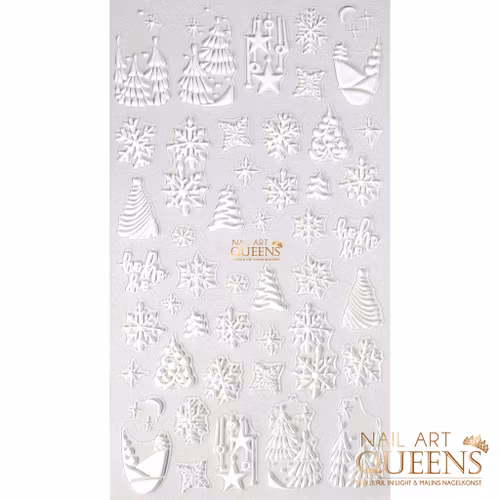 Stickers Christmas White Forest