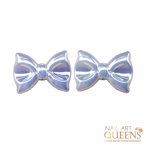 Earrings White Bow