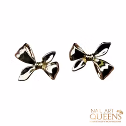 Earrings Gold Bow