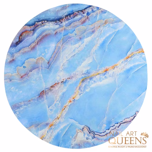 Crystal mat Blue marble