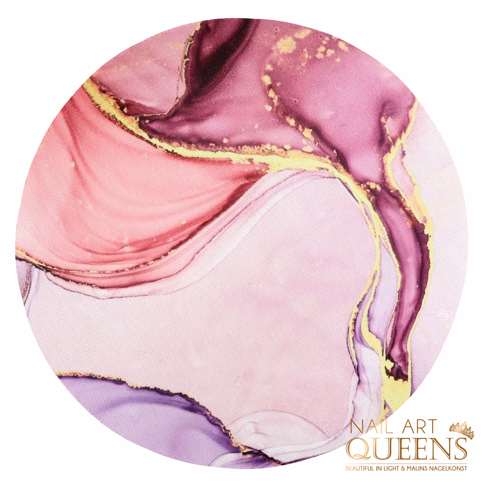 Crystal mat Pink marble
