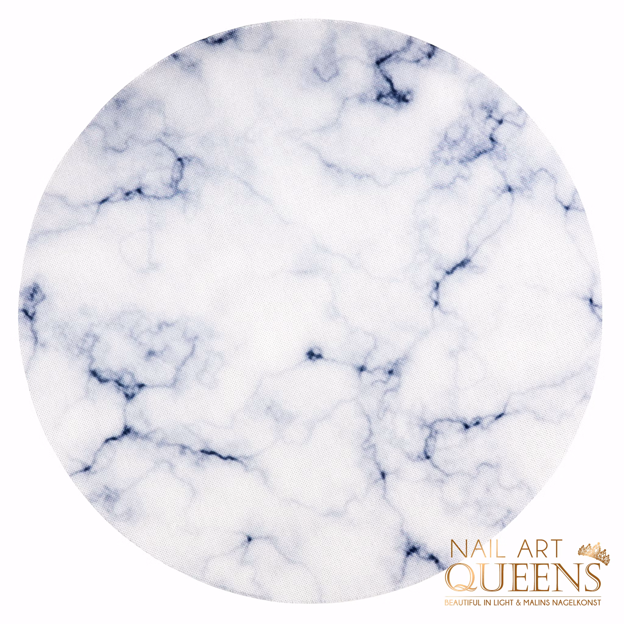 Crystal mat White marble