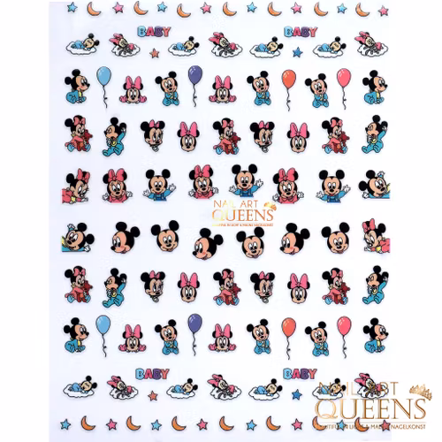 Stickers Mickey & Minnie Baby