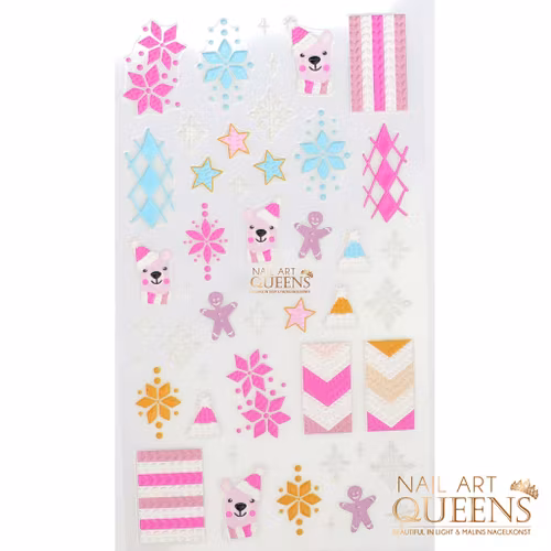 Stickers Christmas Pink Sweater