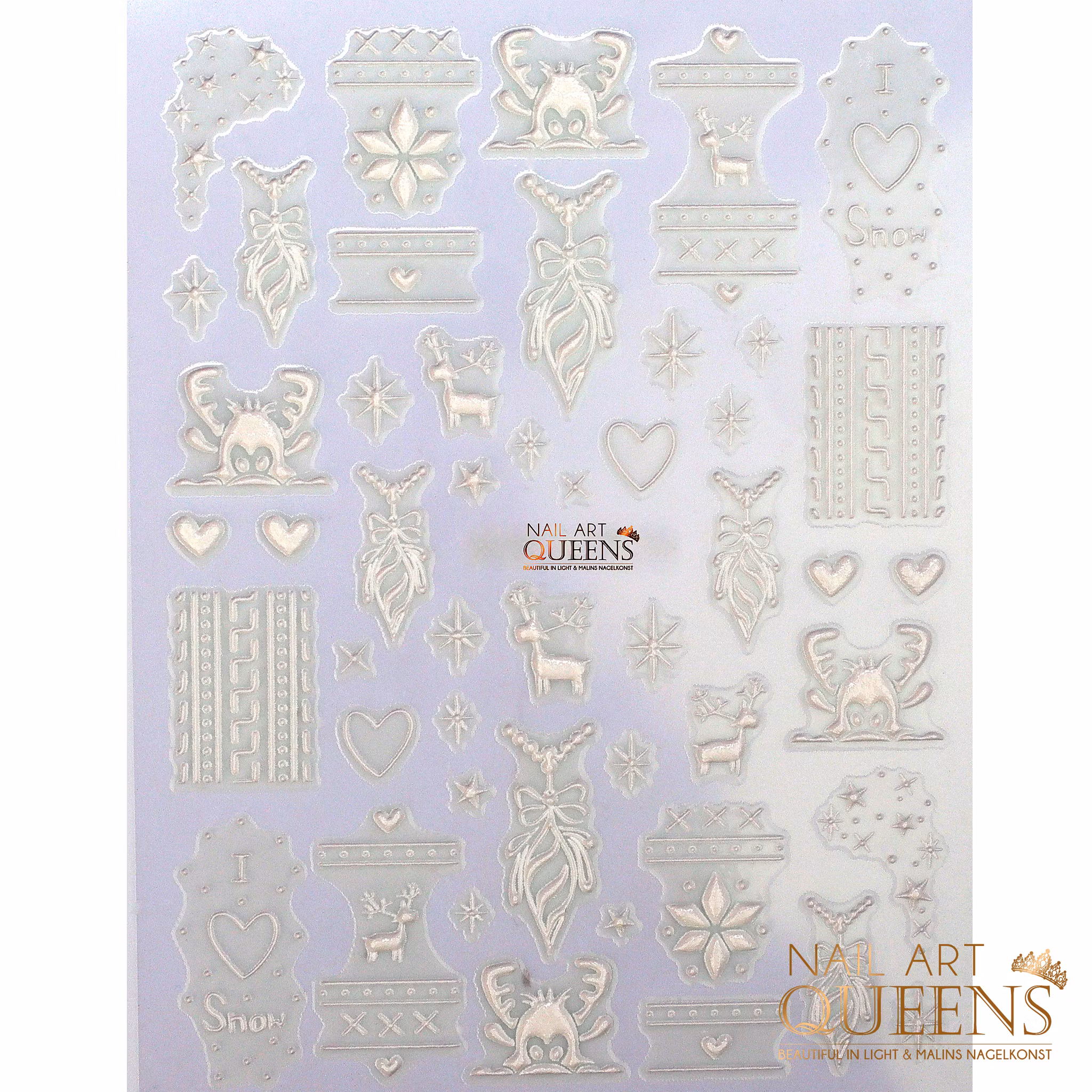 Stickers Christmas White