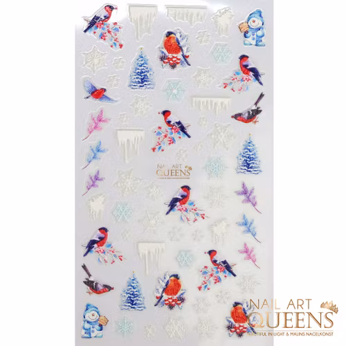 Stickers Christmas Birds