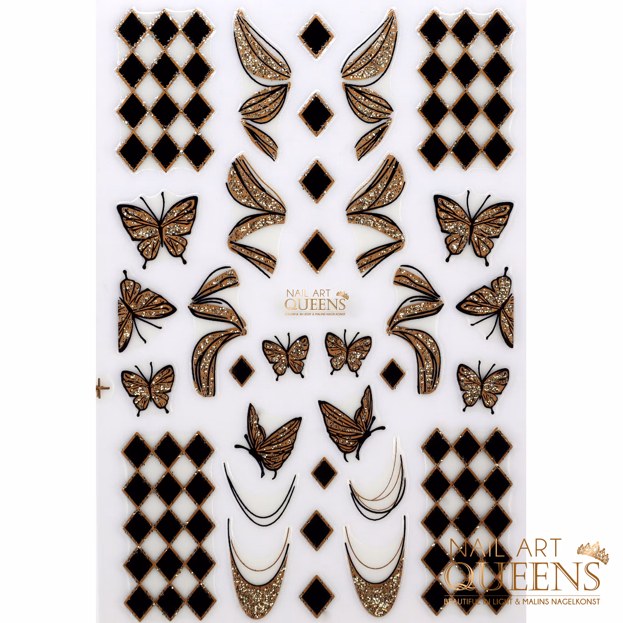 Stickers New Years Butterflies