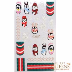 Stickers Christmas Penguin Sweater