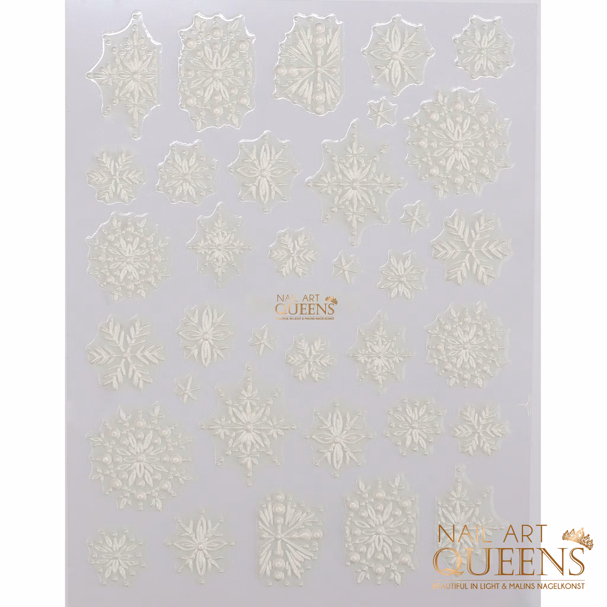 Stickers White snowflakes