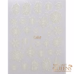Stickers White snowflakes