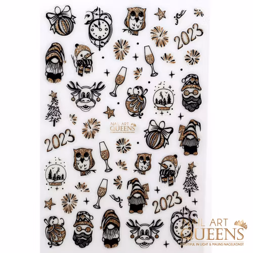 Stickers New Years 2023