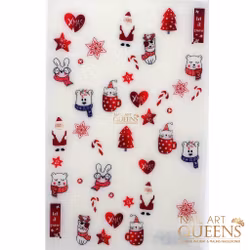 Stickers Christmas Bunny