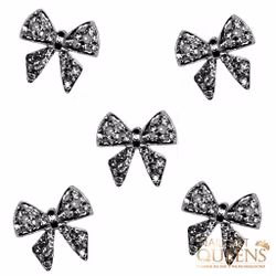Crystal bow Silver