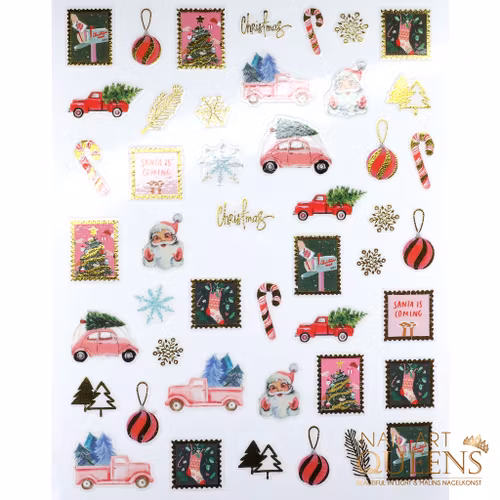 Stickers Christmas Letter