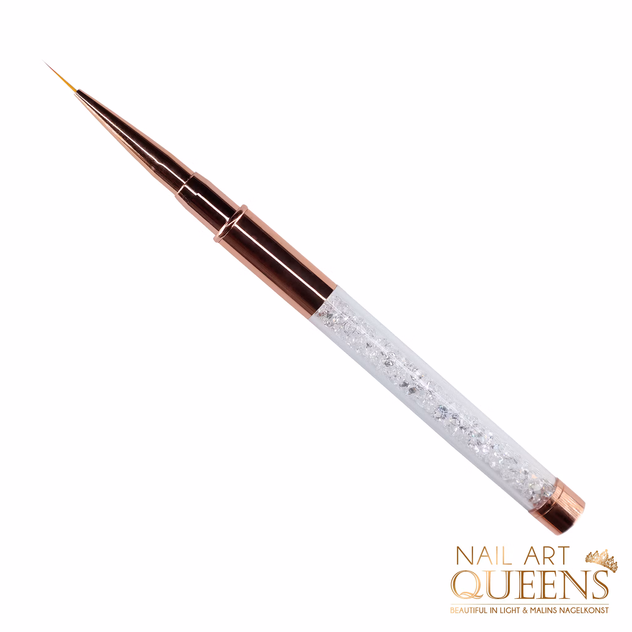 Nail art liner brush Rose gold