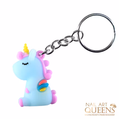 Keychain Unicorn Blue