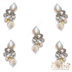 Flower crystals Cream White