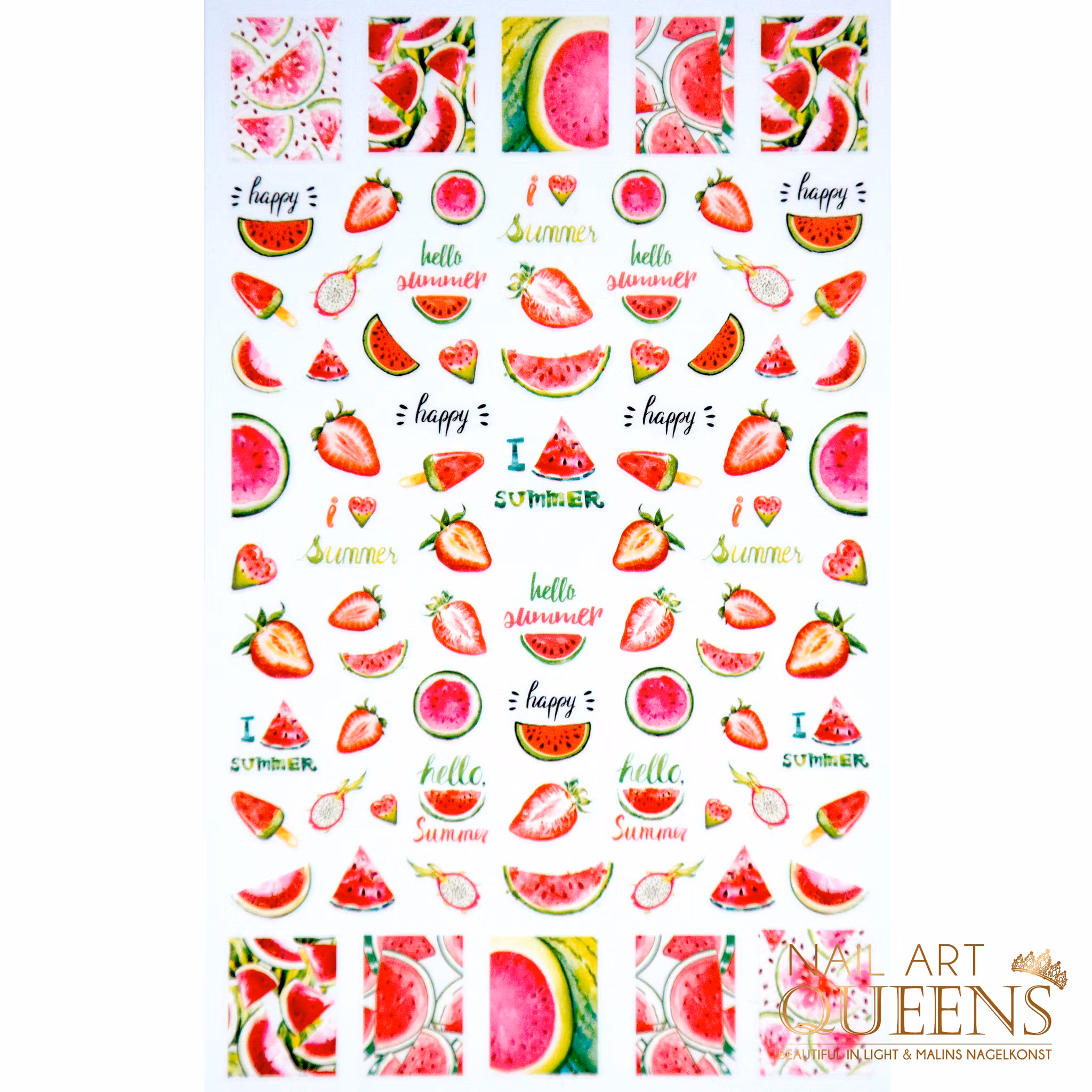 Stickers Fruits I heart Summer