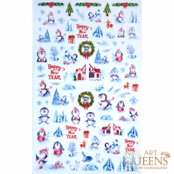 Stickers Christmas Penguin