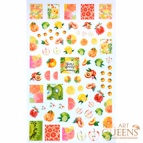 Stickers Fruits Hello Summer