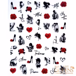 Stickers Love Rose