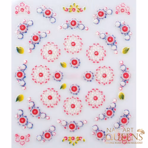 Stickers Red flowers