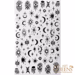 Stickers Black moon