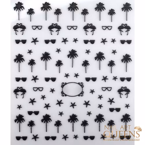 Stickers Black vacation