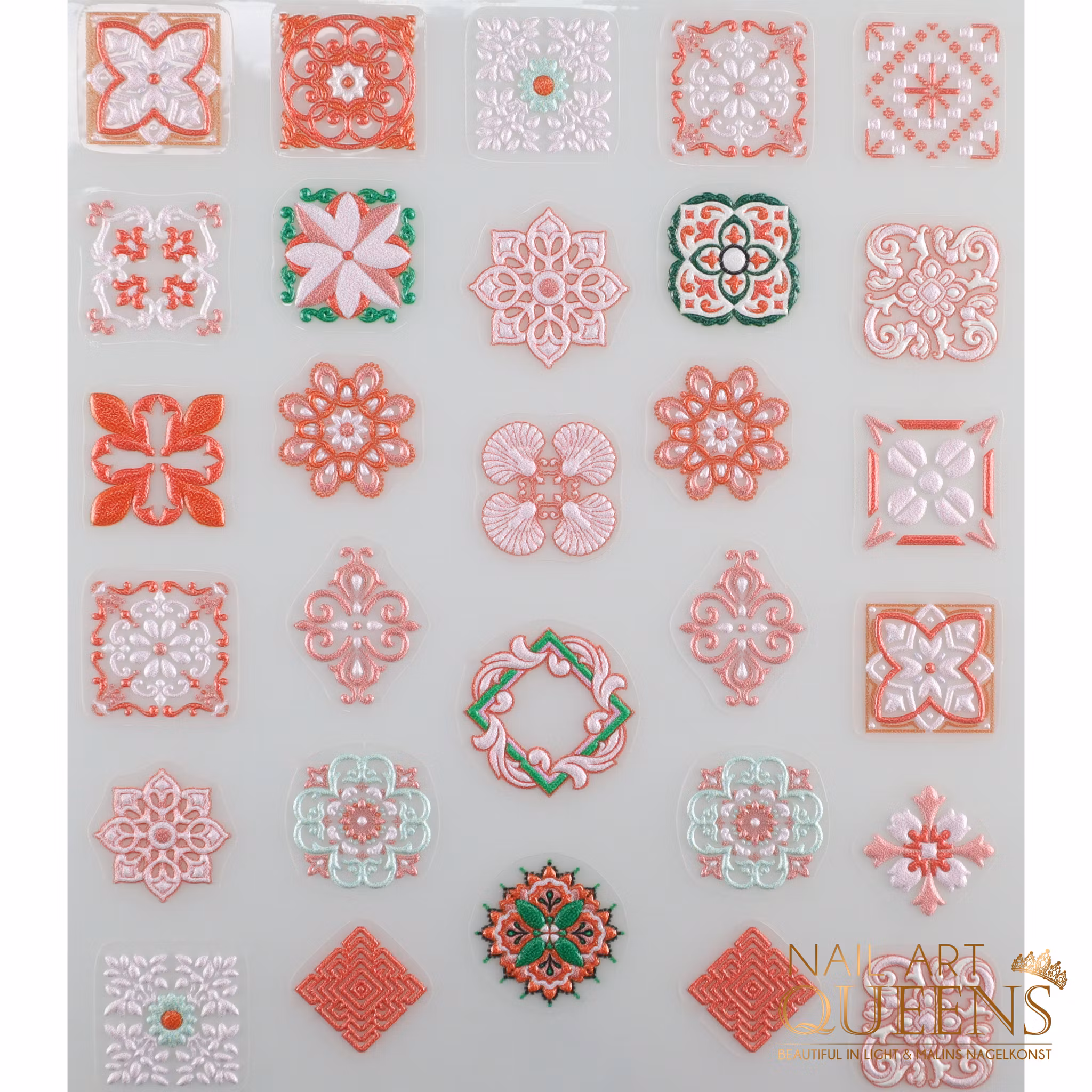 Stickers Boho red