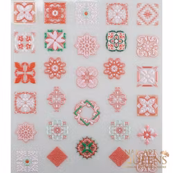 Stickers Boho red