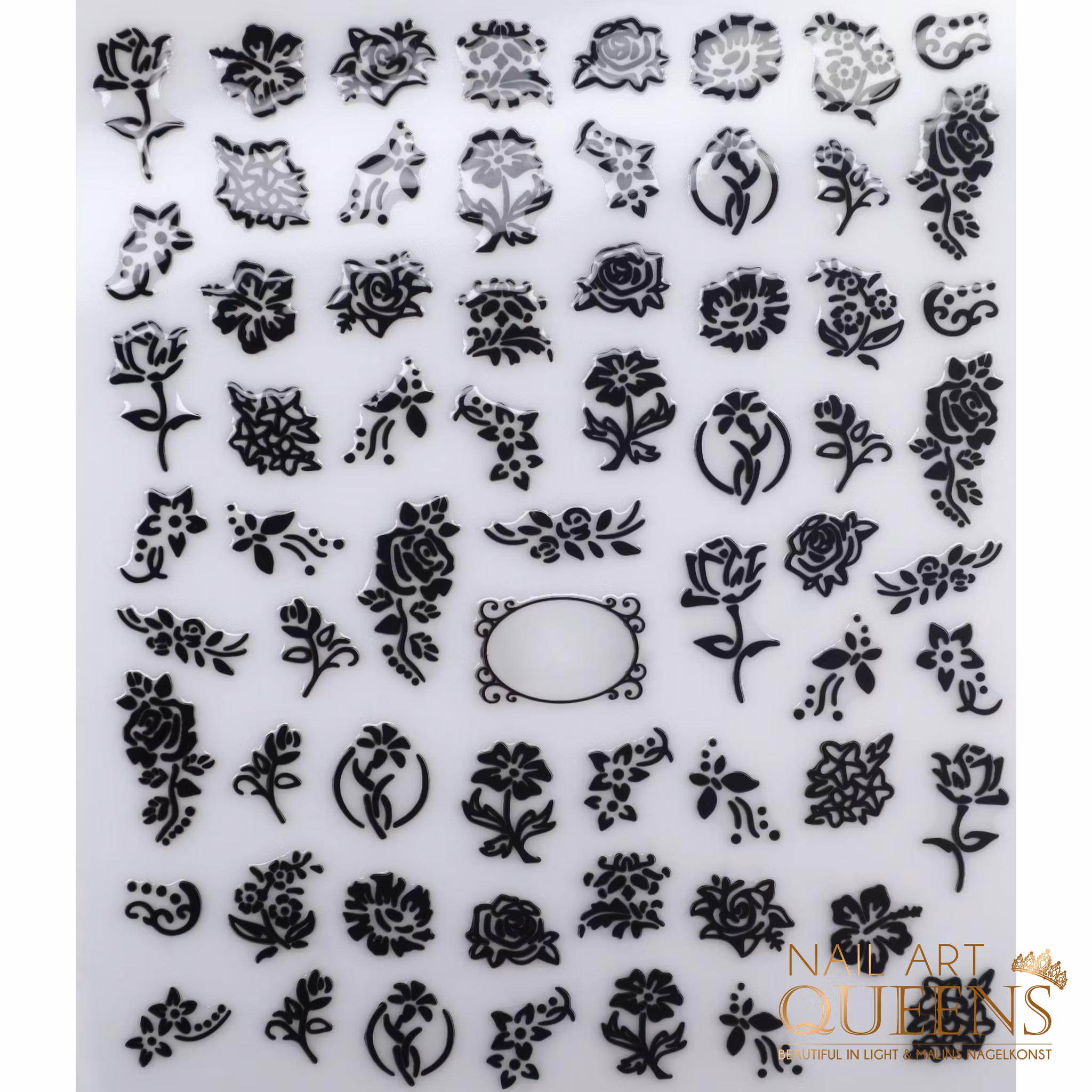 Stickers Black rose