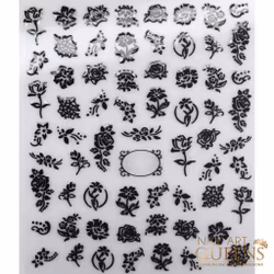 Stickers Black rose