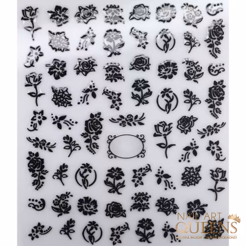Stickers Black rose